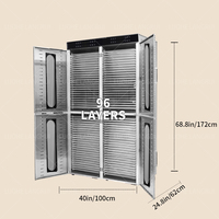 Fabriek Groothandel 96 Lade Commerciële Food Dehydrator 1 Jaar Garantie Binnenlandse Groente-En Fruitindustrie Beef Jerky Droger.