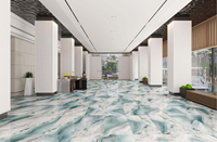 Carreaux de porcelaine polis et émaillés de Chine, 600x1200 mm, aspect marbre de luxe, pour salon moderne, sol et mur de garage