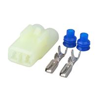 Connecteurs automobiles femelles ANMAIP à 2 broches, bornes série HM 090, certifiés ISO/TS16949, étanches -40~120°C pour 6180-2451