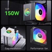 Ventilateur de refroidissement CPU SNOWMAN pour PC, 4 caloducs, dissipateur thermique pour processeur de bureau, compatible LGA 1700 1200 1366 115x AM5 AM4