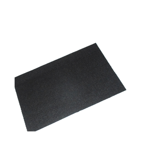 Tapis d'entrée intérieur élégant personnalisé en gros, en caoutchouc antidérapant avec envers rayé en PVC, pour porte d'entrée, usage domestique ou professionnel - Product Image 1