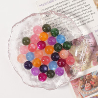 Perles de jade en plastique couleur soleil Yaopo, sensibles à la lumière UV, pour la fabrication de bijoux DIY, fournitures artisanales J7-064 CN