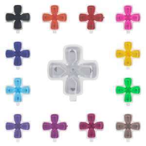 Personnalisation Dpad Double Couleurs Transparent Direction Bouton Réparations pour <span class=keywords><strong>PS5</strong></span> Controller DIY accessoires de remplacement - Product Image 2