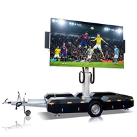HW8NE nueva energía al aire libre a todo Color Led remolque móvil pantalla LED con baterías remolque de escenario móvil con pantalla Led