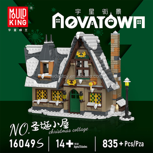 Ensemble de blocs de construction Mouldking 16049 <span class=keywords><strong>Village</strong></span> d'hiver de Noël, jouet créatif en briques, petit jouet éducatif en plastique, cadeau de Noël - Product Image 2