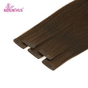 Extensiones de cabello con cinta adhesiva K.SWIGS Premium Double Drawn, 100% cabello humano virgen Remy, puntas gruesas, uso natural y cómodo. - Product Image 1