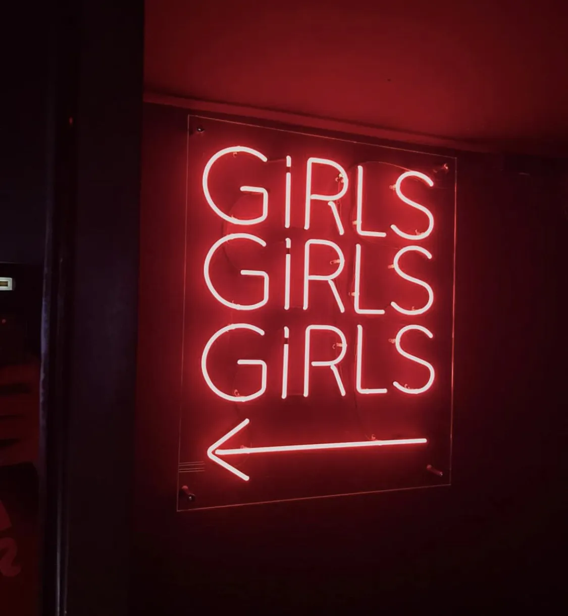 Koncept sinal de néon publicitário para meninas e meninas de 18 polegadas, luz LED personalizada para publicidade