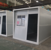 Maison conteneur pliable préfabriquée sur mesure, abri extérieur moderne modulaire pour hôtel et camping