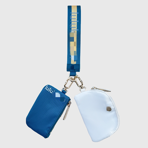 Bolso de Mano Doble Lu con Cierre, Estuche para Llaves y Cartera con Forro de Poliéster, Diseño Unisex Impermeable y Portátil, Estilo Lu - Product Image 2
