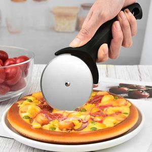 Cortador de Pizza Plegable de Acero Inoxidable, Desechable, Comercial, para Cocina Doméstica, con Ruedas - Product Image 4