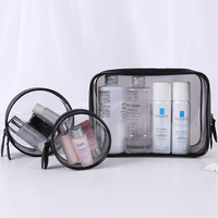 Sac étanche professionnel de haute qualité 2023 avec fermeture éclair, personnalisable avec logo OEM, en PVC transparent avec cintre