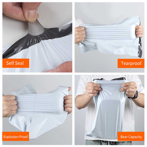 Sacs postaux <span class=keywords><strong>express</strong></span> personnalisés avec logo, écologiques, auto-adhésifs, en plastique, pour <span class=keywords><strong>la</strong></span> promotion de vêtements - Product Image 5