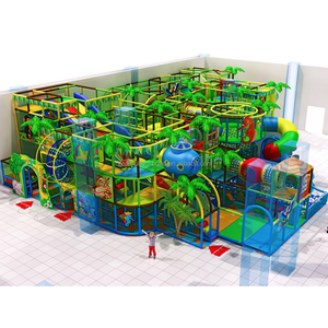 Dream Kids Indoor Large Play Area Tubing Donut Glider Fibre de verre S-tube Slide Ball Pool Net Tunnel Adventure Playground Park - Product Image 1