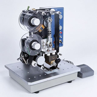 Machine de codage semi-automatique électrique 241B à ruban couleur pour l'impression de la date de péremption et des lots sur film plastique, sacs et pochettes