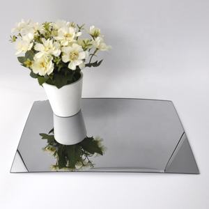 AYSHA a buon mercato senza cornice eco-friendly Art Deco lente d'ingrandimento quadrata specchio concavo 2x3x5 pollici per uso bagno - Product Image 6