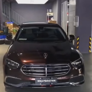 WRAPMASTER 1,52*17m caoba rojo PVC película coche vinilo envoltura autoadhesiva brillante metálico PET decorativo para cambio de Color del cuerpo - Product Image 5