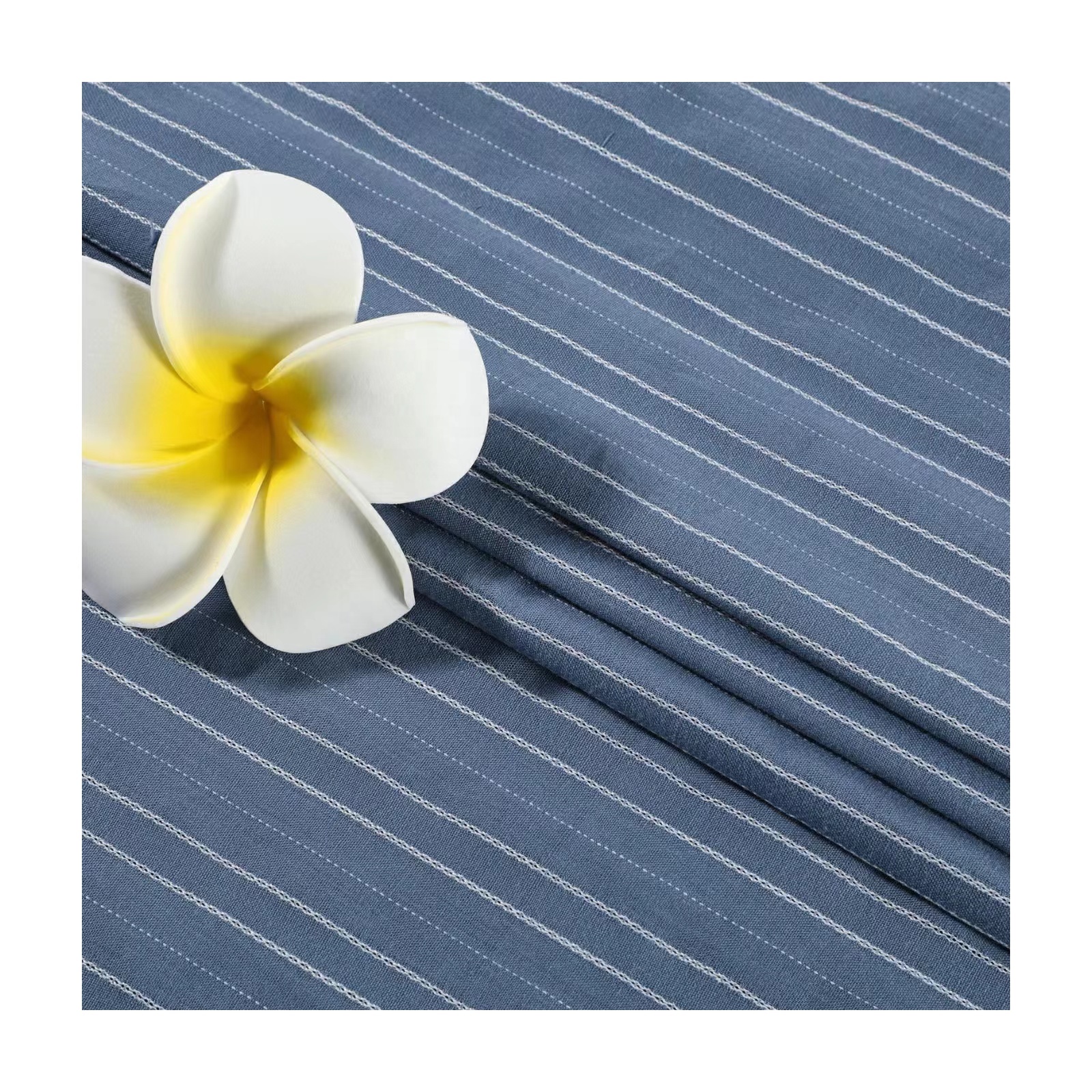 Рубашка мужская из чистого хлопка, деловая Повседневная рубашка в полоску, с длинным рукавом, ткань, весна-осень