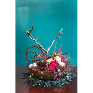 Accessoires fruits et noix bol au prix de gros personnaliser la conception en aluminium métal fleur bol vente chaude décor de table - Product Image 1