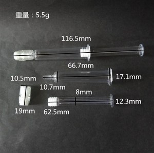 Siringa in Plastica Trasparente da 2ml Senza Ago, Tubo in Plastica per Medicinali, Alimentazione, Cosmetici, Ricarica, Oli Essenziali, Acqua - Product Image 5