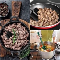 Hachoir à viande ABS en stock transfrontalier, pour la maison, pour la préparation de salades de pommes de terre, de tomates, de riz, mélangeur, broyeur, pelle, antiadhésif, sûr, résistant