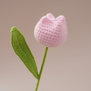 CLTF - Tulipanes de Ganchillo Hechos a Mano al por Mayor, Tulipanes Tejidos, Ramo Exquisito, Regalo para Mamá, Niña, Esposa, Abuela, Maestra - Product Image 5