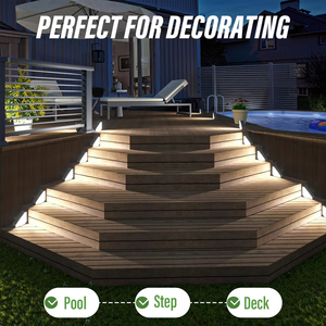 LED solare IP65 luce impermeabile scala esterna di piccole dimensioni percorso notturno luce <span class=keywords><strong>per</strong></span> giardino cortile <span class=keywords><strong>balcone</strong></span> arredamento Patio - Product Image 6