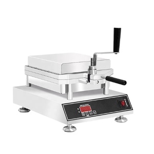 Produit fiable 220V50HZ 110V60HZ Machine à craquelins Senbei mince fabricant de fossiles de fruits de mer de crevettes pétoncles - Product Image 1