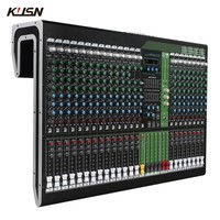 Konsol Mixer suara Digital, Mixer Audio Digital profesional 26 saluran, konsol Mixer suara Mini 24 DSP dengan Bluetooth MP3 USB