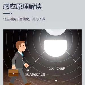 Sensor de Microondas, Detector de Movimiento por Radar, Lámpara Inteligente, Bombilla LED Inteligente - Product Image 4
