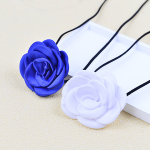 Collar y Pulsera de Flores de Rosa Estilo Pasión Pura Transfronteriza Francesa, Collar de Lujo Ligero Personalizado de Alta Gama - Product Image 3
