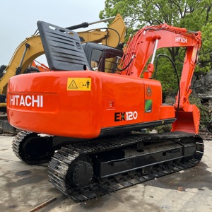 Excavatrice Hitachi EX120-5 d'occasion de haute qualité, mini-pelleuse, engin de construction en stock - Product Image 6