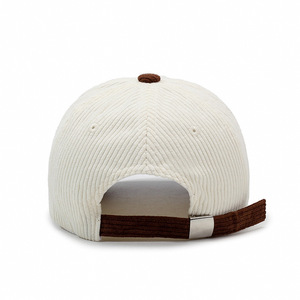 Casquette de baseball en velours côtelé style coréen unisexe, chaude, coupe-vent, anti-UV, brodée alphabet anglais, snapback, couleur café paon - Product Image 4