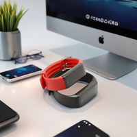 Bracelet d'alarme sans fil rechargeable W59 avec sonnerie SOS, alerte BLE 5.0, étanche IP67, suivi des personnes en temps réel