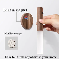 Veilleuse Moderne LED à Détecteur de Mouvement, Éclairage Intérieur pour Chambre, Lampe de Chevet et de Lecture USB-C, Luminaire de Cuisine