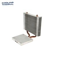 Maßgefertigter Gestanzter Lamellenkühlkörper aus Aluminium und Kupfer für Netzteile und Elektronik-Kühlung OEM