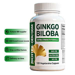 Oem nhãn hiệu riêng <span class=keywords><strong>Ginkgo</strong></span> <span class=keywords><strong>Biloba</strong></span> chiết xuất 120 chay viên nang thảo dược bổ sung để hỗ trợ khỏe mạnh - Product Image 2