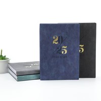 2025 A5 PU cuir planificateur en gros étudiant 365 calendrier cahier Agenda pour bureau