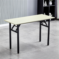 Meubles d'hôtel modernes en métal, table à manger pliante pour l'école