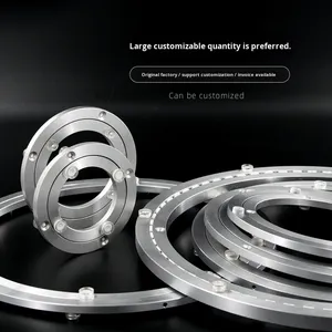 Top Manufacturer's Slewing Bearings Aluminum Alloy Dining <strong>Table</strong> Cross Roller Turntable Base Slewing Track For Furniture Rotating - Product Image 1