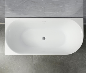 Moderna in acrilico CUPC CE Freestanding vasca da bagno la migliore vendita vasca da bagno rettangolare parete sottile bordo per adulti - Product Image 2