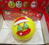 Balles anti-stress squishy sur le thème de Noël (Père Noël, Bonhomme de neige et Renne) - Jouet sensoriel pour enfants en caoutchouc à remontée lente - Cadeau boîte surprise