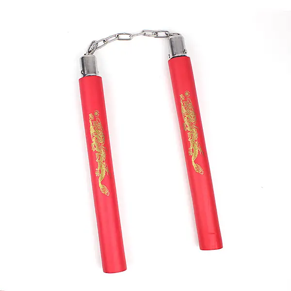 Material de espuma y esponja con logotipo personalizado de Kung Fu Nunchaku de alta calidad a bajo precio para entrenamiento de artes marciales chinas