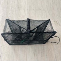 Pièges à crabes carrés à 2 entrées, pots à poissons, pièges à homards, pièges à écrevisses, pêche