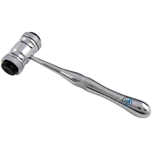 เครื่องมือผ่าตัดกระดูกและข้อแบบใช้มือ AL Mida Healthcare Hammer ทำจากเหล็กกล้าไร้สนิม ได้รับการรับรองมาตรฐาน CE ระดับ I สำหรับใช้ในหู คอ จมูก - Product Image 1