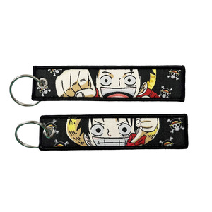 Sangle <span class=keywords><strong>porte</strong></span>-clés tressée style héros d'anime avec anneau métallique, breloque de sac durable pour sac à dos, sac à main, accessoire cadeau de voyage - Product Image 4