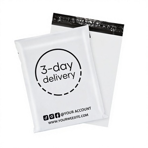 Bolsas de <span class=keywords><strong>Correo</strong></span> de Polipropileno Biodegradables Autosellables e Impermeables, Impresión de Logotipo Personalizado, Opciones en Blanco y Negro, 9-13 Pulgadas, Embalaje de Seda - Product Image 1
