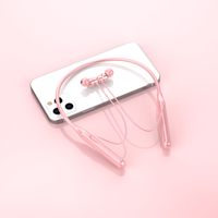 Pasokan langsung pabrik Headset nirkabel Earphone olahraga leher Earphone tali leher Noise Cancelling headphone Earphone