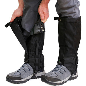 Guêtres imperméables en polyester légères et portables de 5 L pour hommes et femmes – Essentiels de randonnée ajustables - Product Image 1