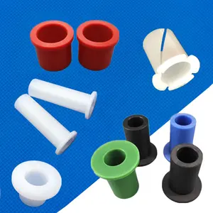 M10 Nylon Flansch buchsen scheibe POM Delrin PTFE Lagerbuchse Kunststoff T-Form Hülsen buchsen lager