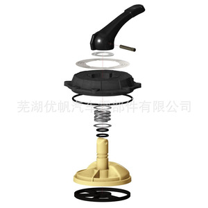 Conjunto de válvula de control de bomba de filtro de arena 26645EG para sistema de filtración de piscinas enterradas, pieza de repuesto de plástico - Product Image 1